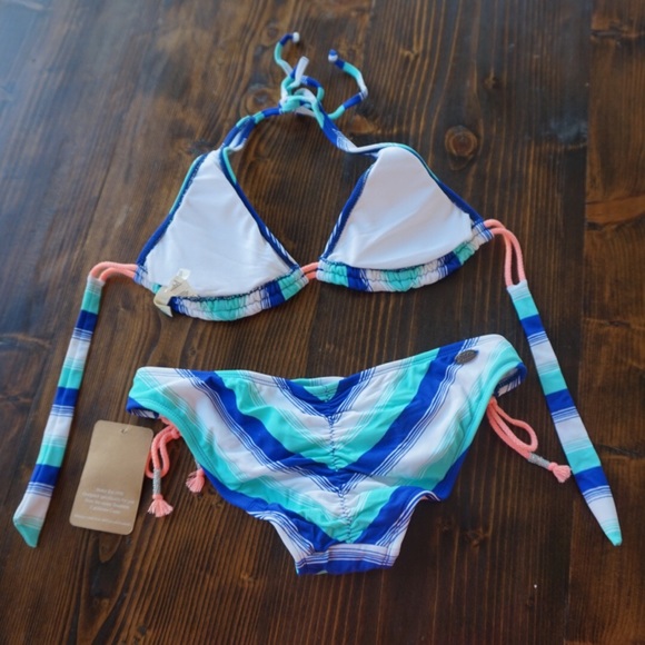🏝💜 HOBIE STRIPED TWO PIECE SWIM💜🏝 - Picture 3 of 5
